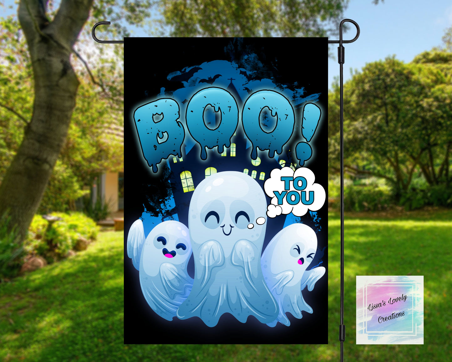 Boo To You Garden Flag