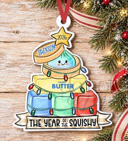 Personalized Year of the Squishy Ornament - 2026