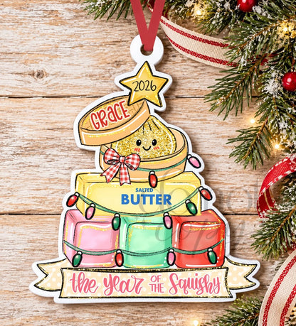 Personalized Year of the Squishy Ornament - 2026