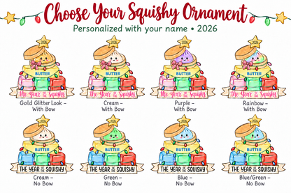 Personalized Year of the Squishy Ornament - 2026