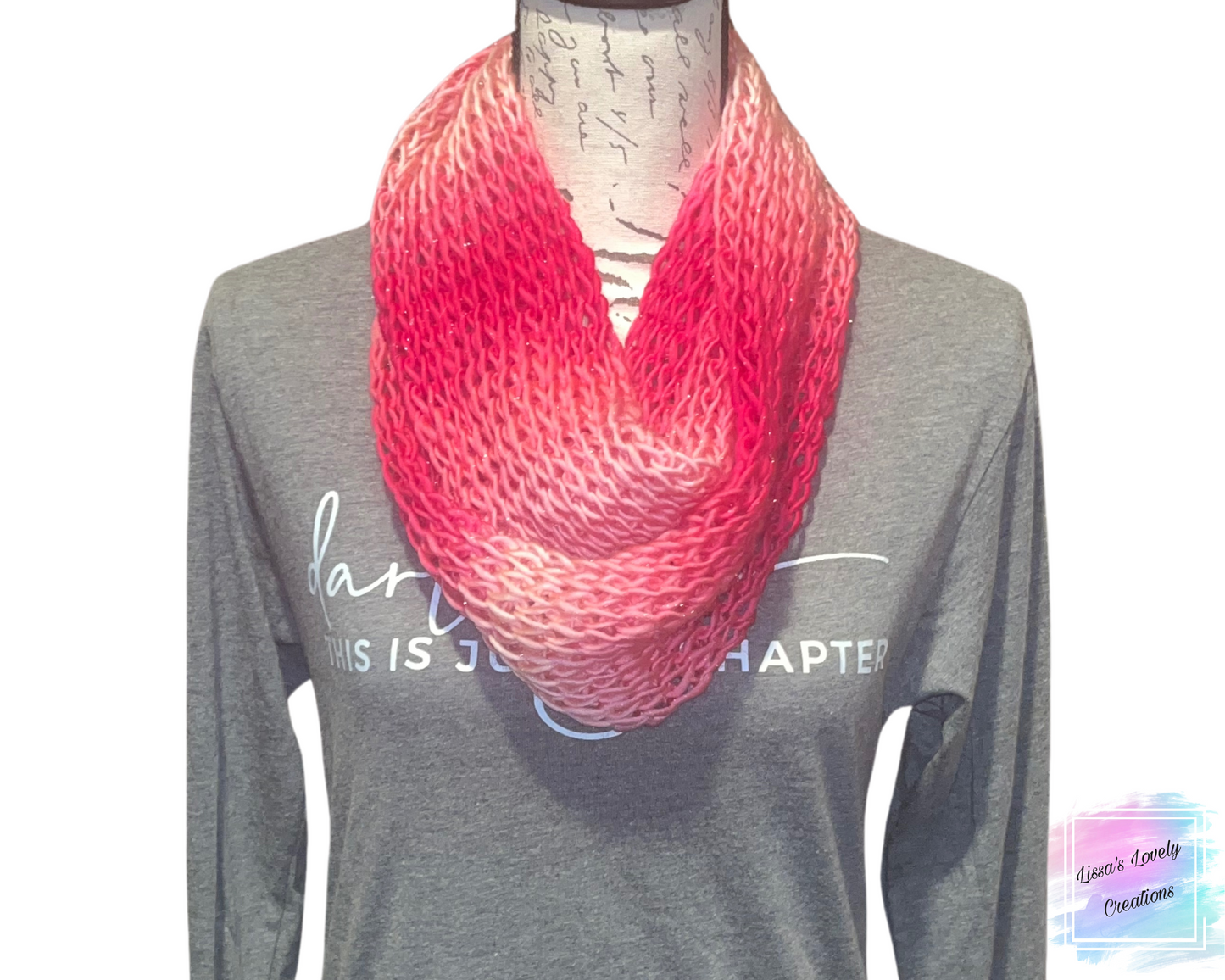 Loose Knit Infinity Scarf