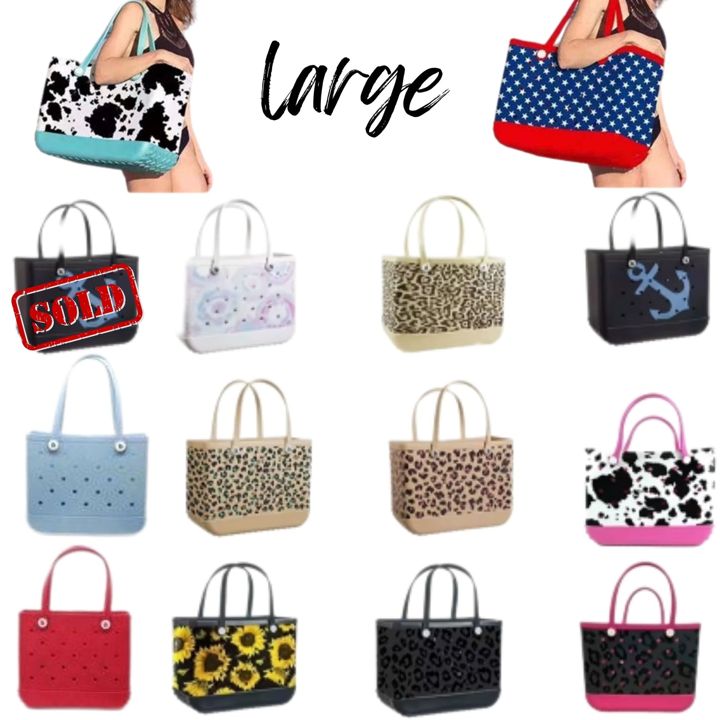 Custom Xl beach bag
