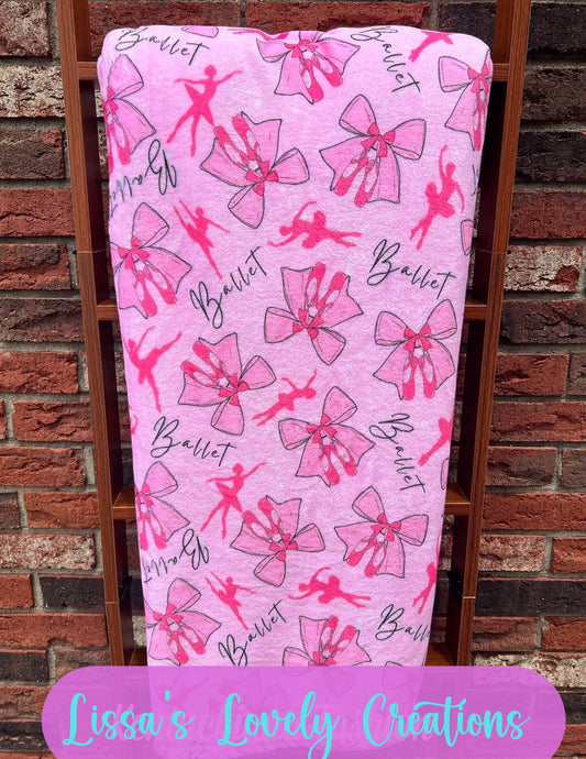 Ballet Bows Blanket