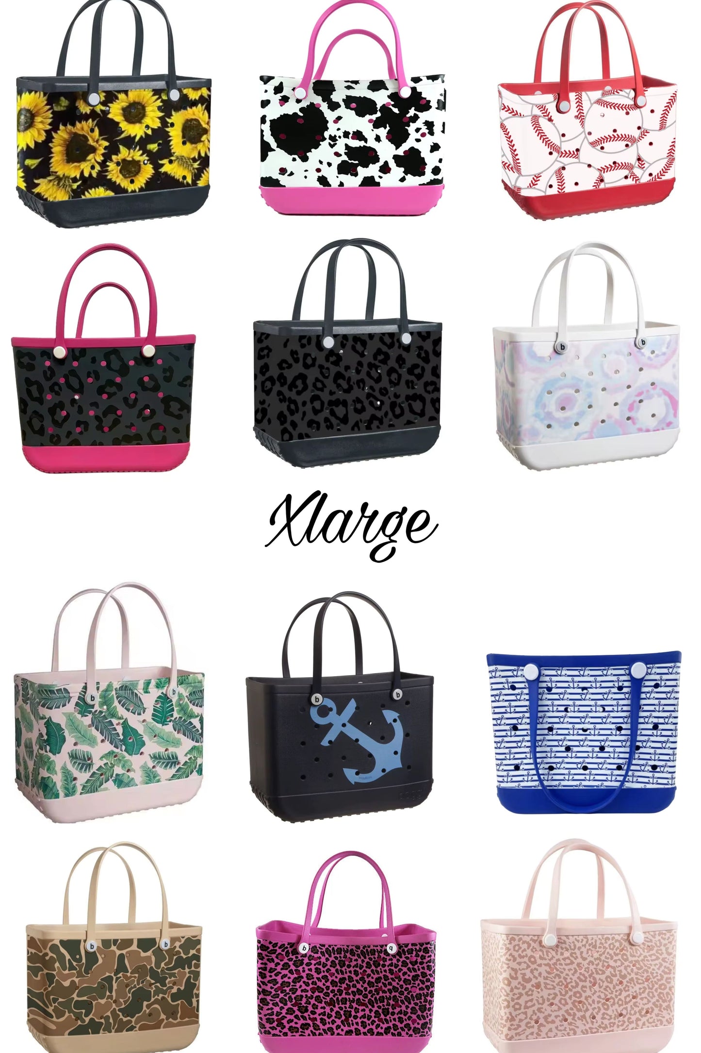 Custom Xl beach bag