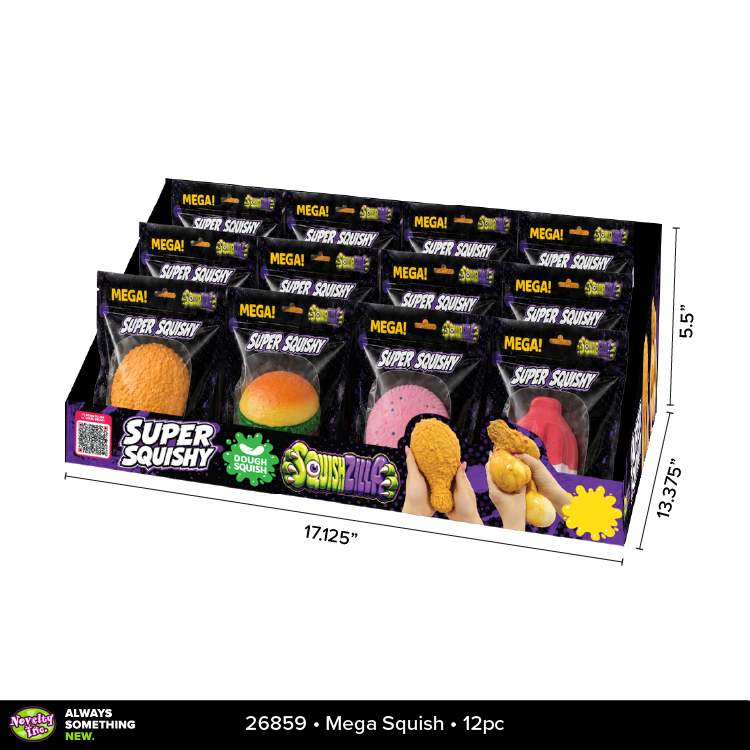 Fun Doh MEGA 8" Food Squishies Sensory Toy
