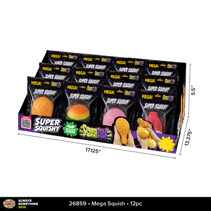 Fun Doh MEGA 8" Food Squishies Sensory Toy
