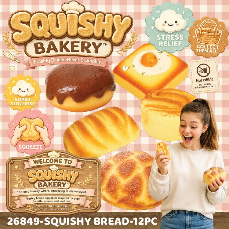 Fun Doh Bakery Slow-Rise Squishy Pastry – Assorted
