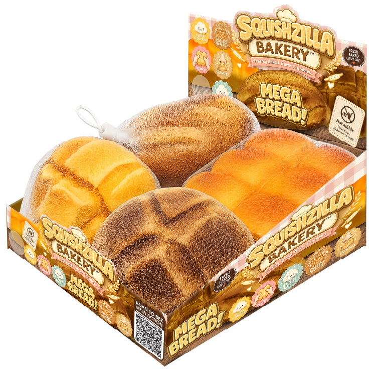 Fun Doh MEGA 7" Bread Slow Rise Squishy Bakery