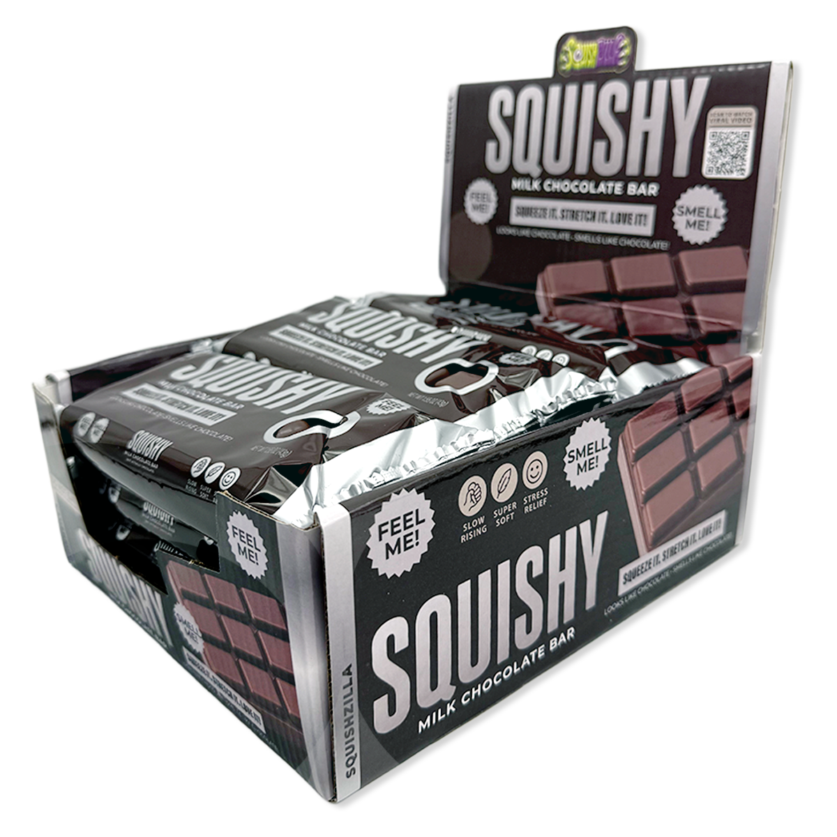 Fun Doh Slow Rise Scented Squishy Chocolate Bar