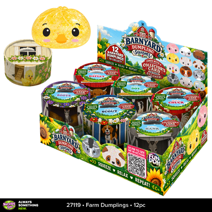 Fun Doh Farm Barnyard Squishy Dumpling Toy