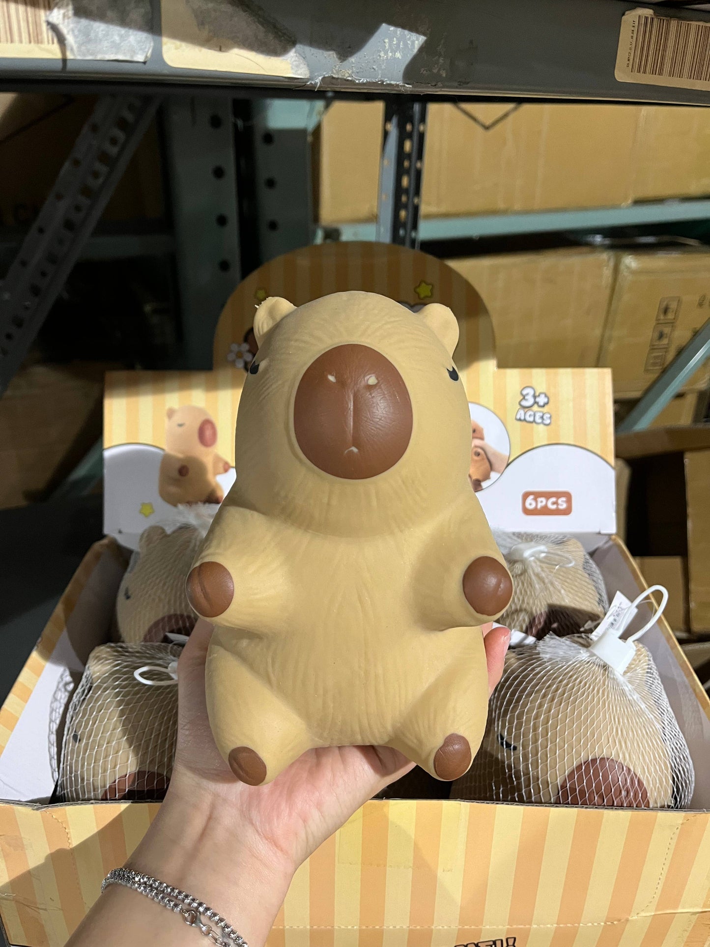 JUMBO Chunky Squishy Capybara 8in