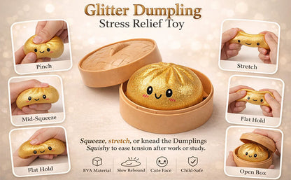 Mystery Squishy Dumpling- Glow In The Dark