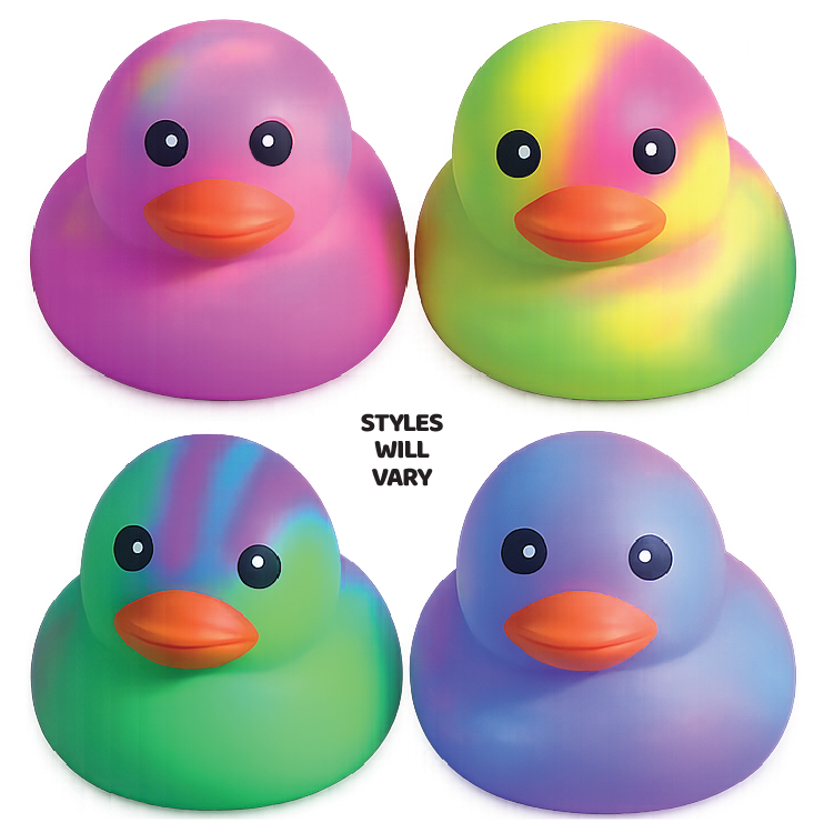 Fun Doh SquishZilla™ Jumbo 5" Tie-Dye Duck Squishy Toy