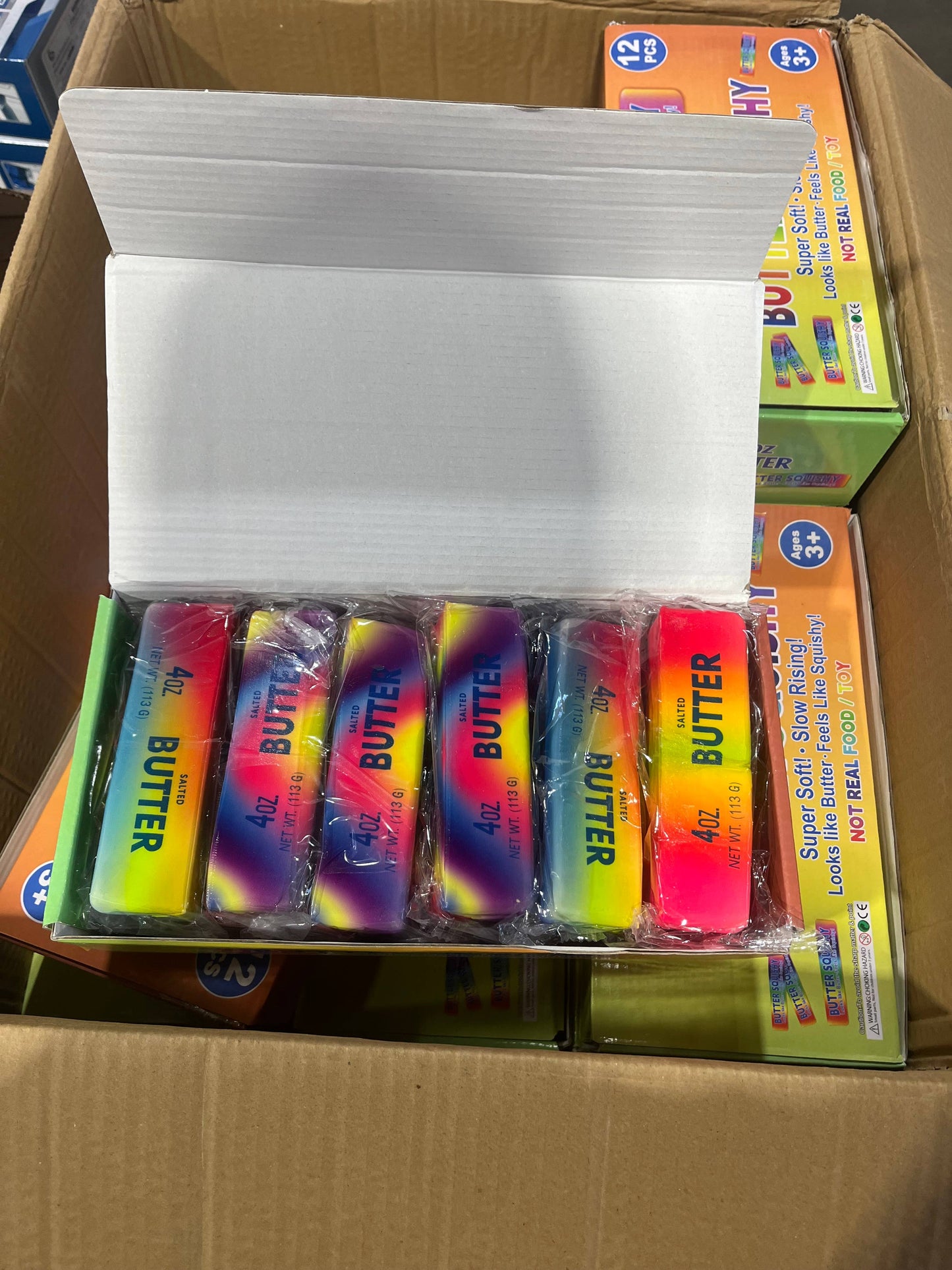 Viral Squishy - 4oz Squishy Rainbow Butter