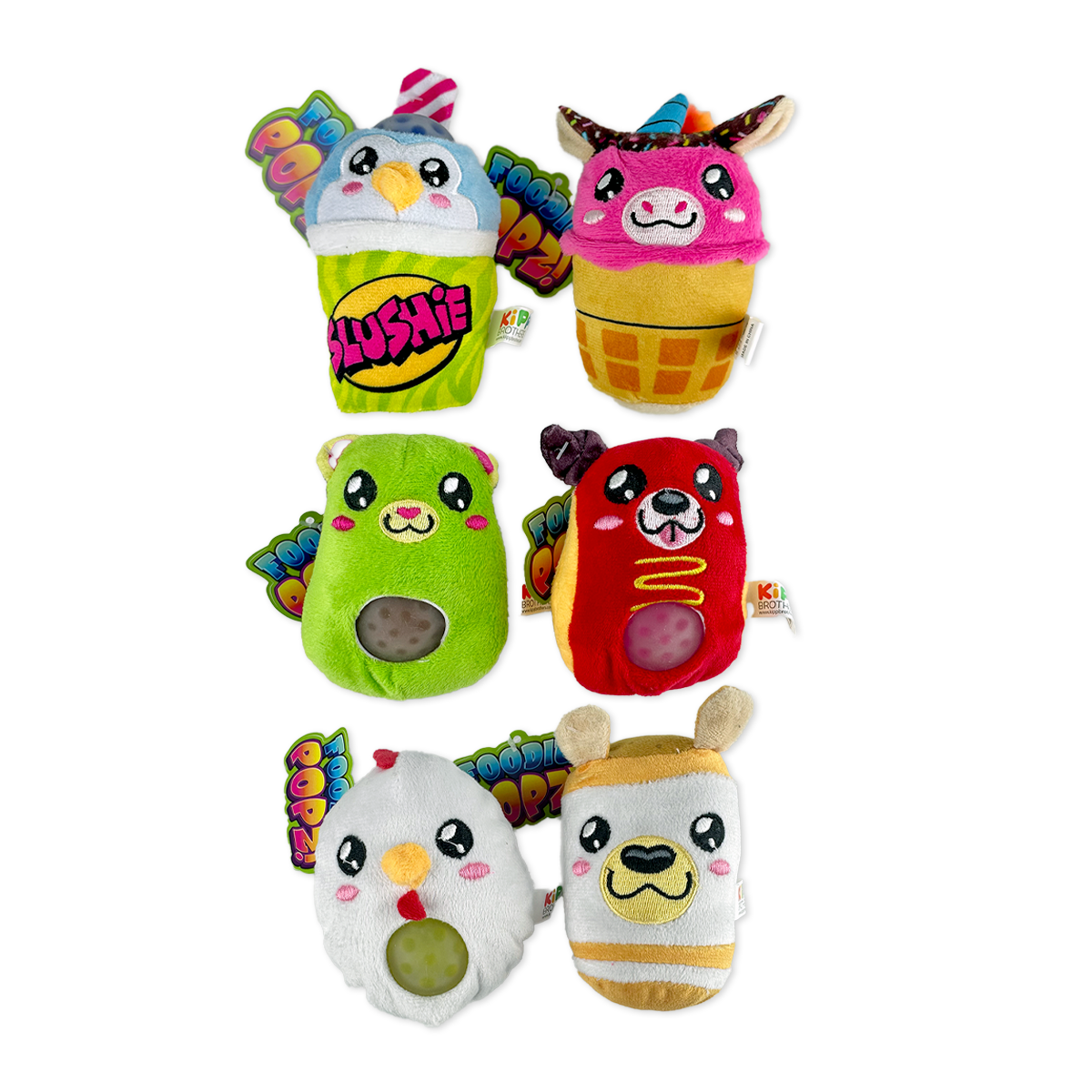So Much Fun! Foodie Squishy Plush Toy Assortment