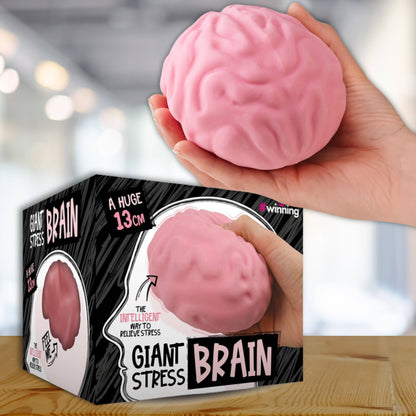 Boxer Gifts - Giant Brain Stress Ball – Large Squishy Toy for Adults