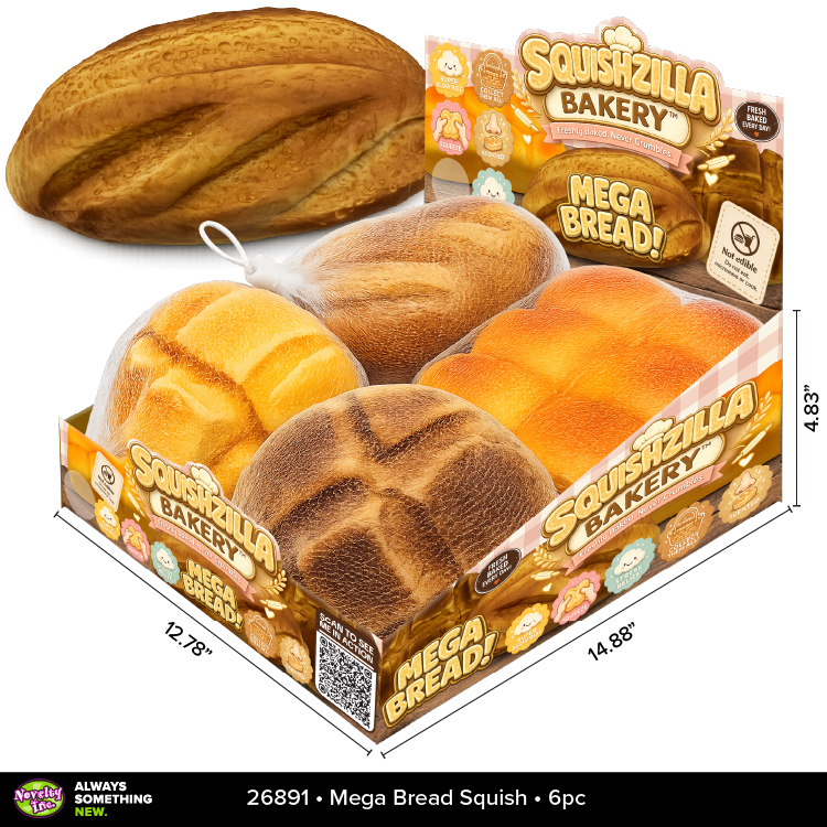 Fun Doh MEGA 7" Bread Slow Rise Squishy Bakery