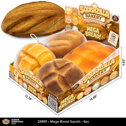 Fun Doh MEGA 7" Bread Slow Rise Squishy Bakery