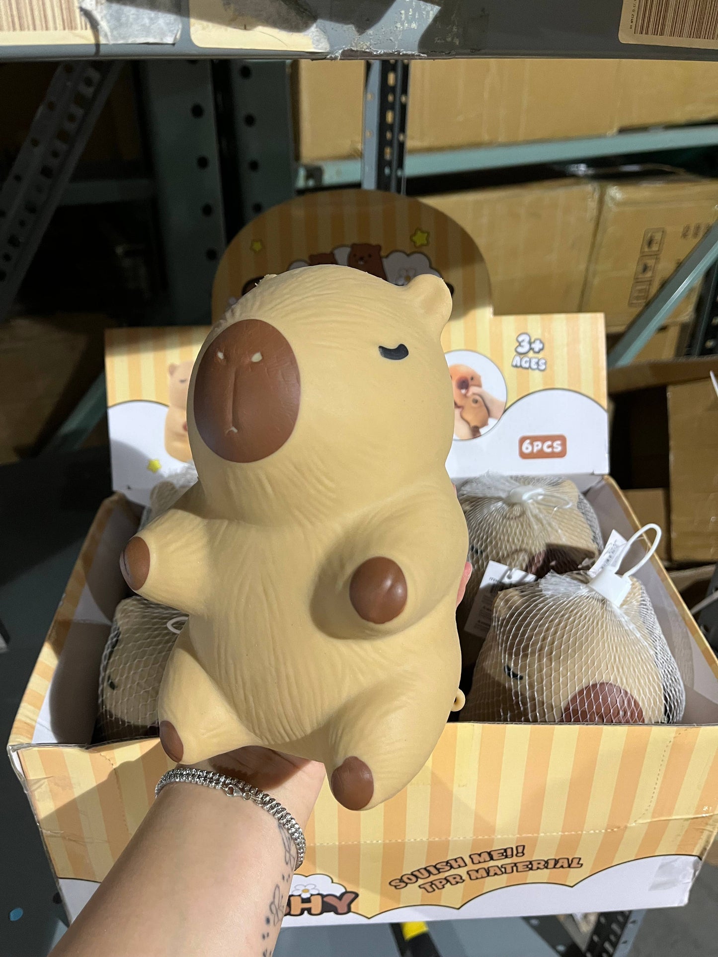 JUMBO Chunky Squishy Capybara 8in