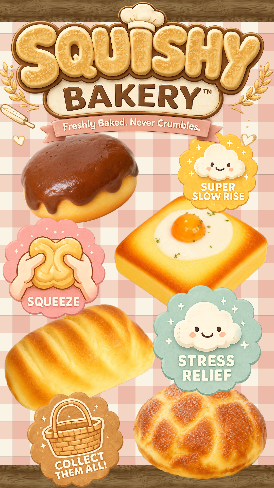 Fun Doh Bakery Slow-Rise Squishy Pastry – Assorted