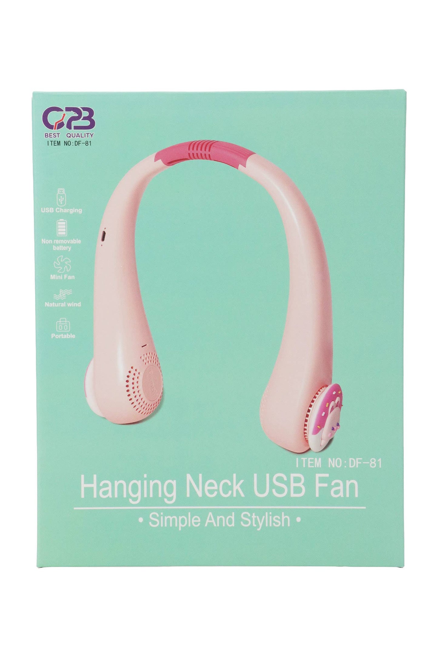 Animal Pals Bladeless Neckband Electrical Fan