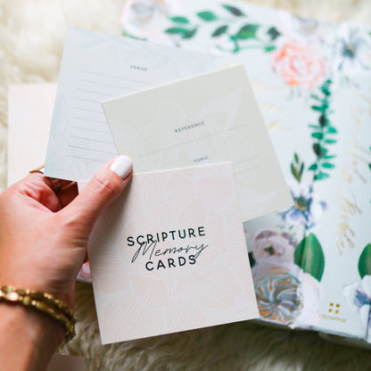 Scripture Memory Cards | Pastel Floral