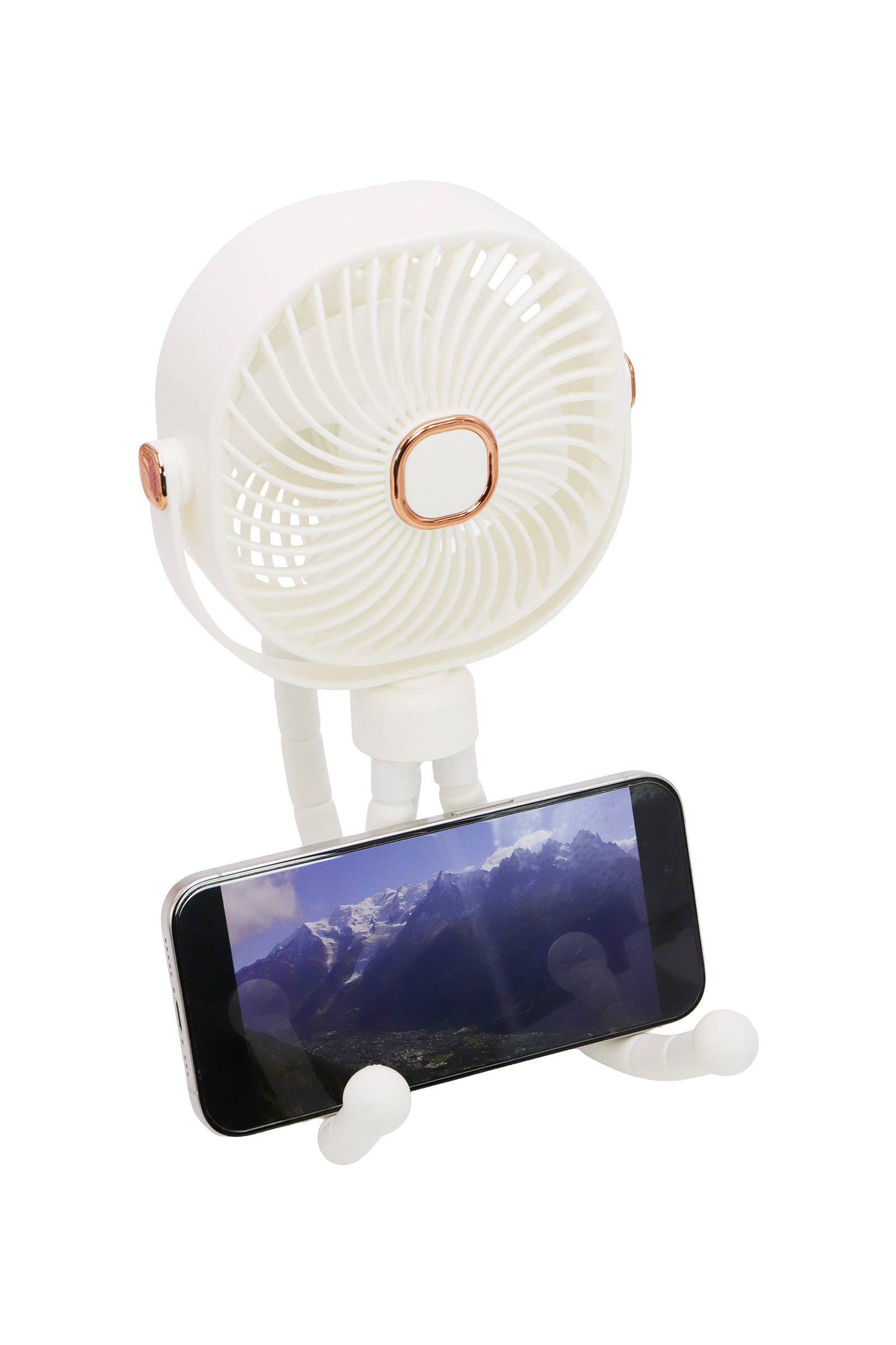 Matte Pastel Led Flexible Leg Electric Fan