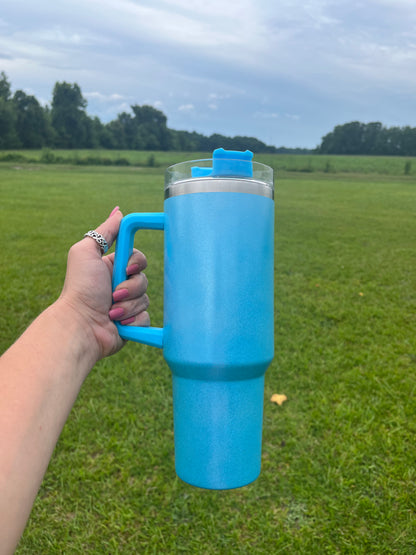 Make your own Custom 40oz Glitter Tumbler