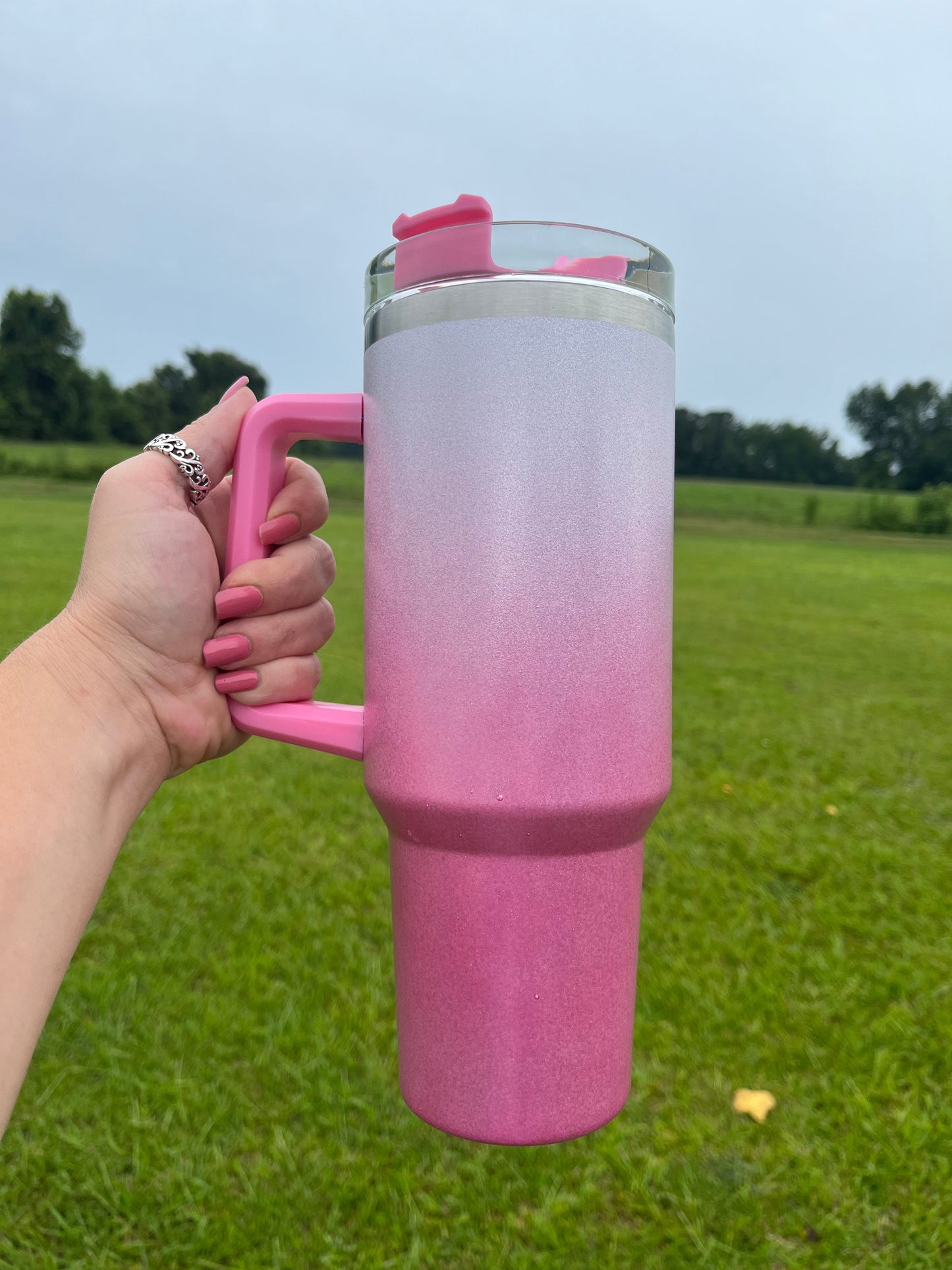 Breast Cancer Awareness I am the storm 40oz Tumbler